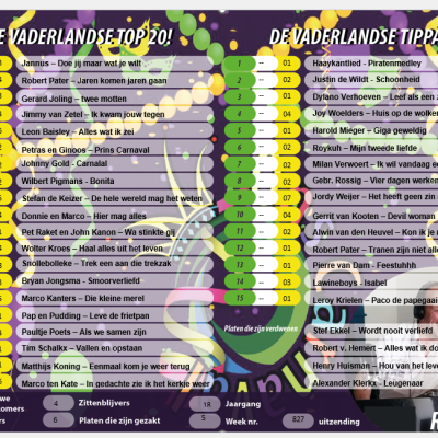 Vaderlandse Top 20 Week 5