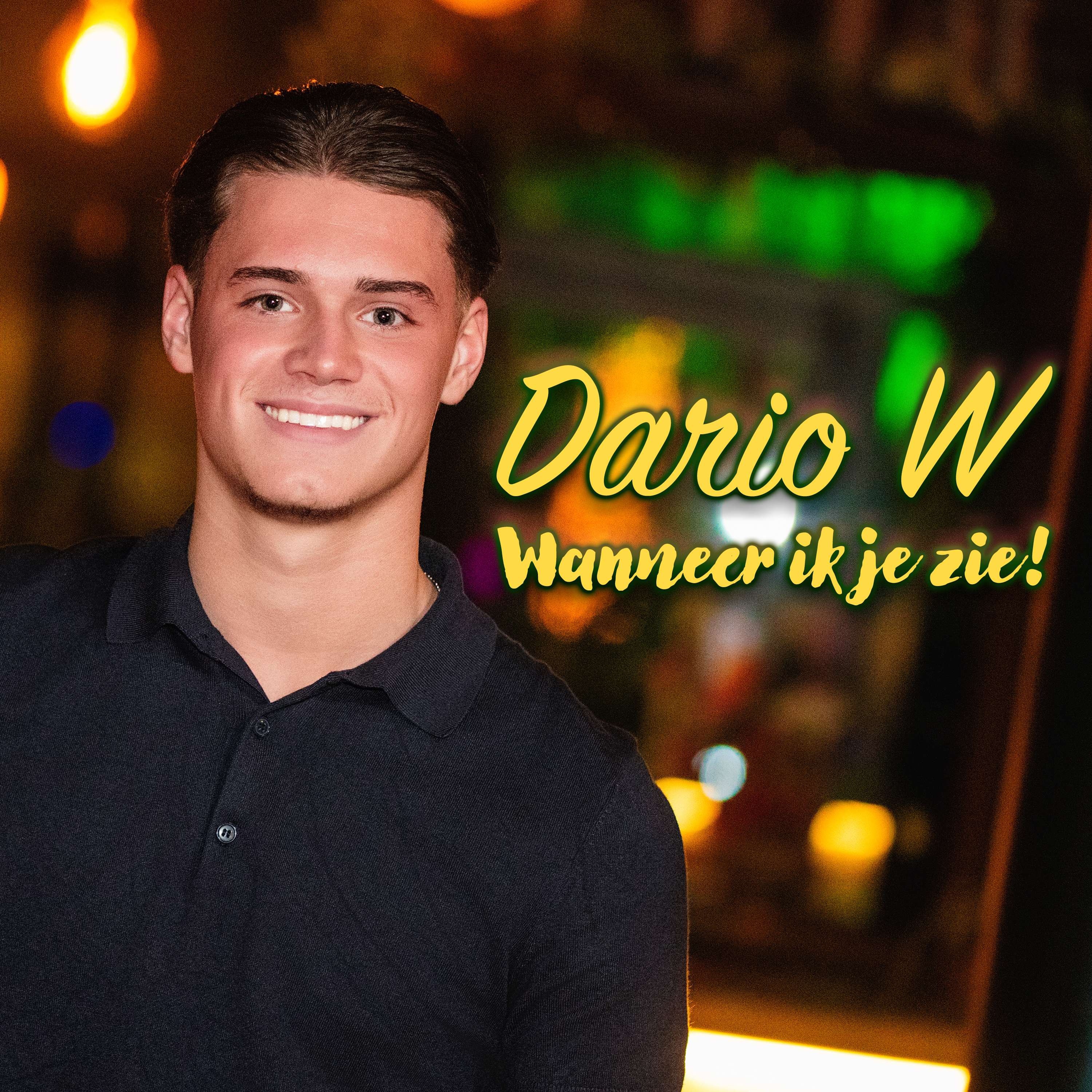 Dario W debuteert glansrijk met   aanstekelijke single.   “Wanneer ik je zie!”  Release datum; 17 Februari 2026  De uit Emmen afkomstige 18-jarige zanger Dario W timmert hard aan de weg en zet nu  een belangrijke eerste stap in zijn veelbelovende carrière. Naast zijn studie is hij dagelijks  met muziek en zang bezig, gedreven door de droom om in de voetsporen te treden van de  grote volkse artiesten die Nederland rijk is. Met zijn debuutsingle Wanneer ik je zie!  presenteert hij zich overtuigend aan het publiek.  De vrolijke, herkenbare track heeft alles in zich om uit te groeien tot een echte meezinger:  een pakkende melodie, een positieve sfeer en een refrein dat moeiteloos blijft hangen. Om  zijn debuut een vliegende start te geven, werd de samenwerking gezocht met hitproducer  Martin Sterken, die bekendstaat om zijn talent voor het ontwikkelen van een eigen sound  en het begeleiden van artiesten binnen de Nederlandstalige muziekwereld. Sterken schreef  speciaal voor Dario W het aanstekelijke nummer.  Ook visueel werd niets aan het toeval overgelaten. De bijbehorende videoclip werd  gerealiseerd door CreAgency en sluit perfect aan bij de frisse uitstraling van de jonge  zanger.  Dat Dario W de smaak te pakken heeft, is overduidelijk. Met ambitie en enthousiasme  kijkt hij uit naar de vele podia die ons land rijk is, waar hij zijn debuutsingle graag live ten  gehore wil brengen. Eén ding staat vast, Nederland heeft er een nieuw talent bij om in de  gaten te houden.
